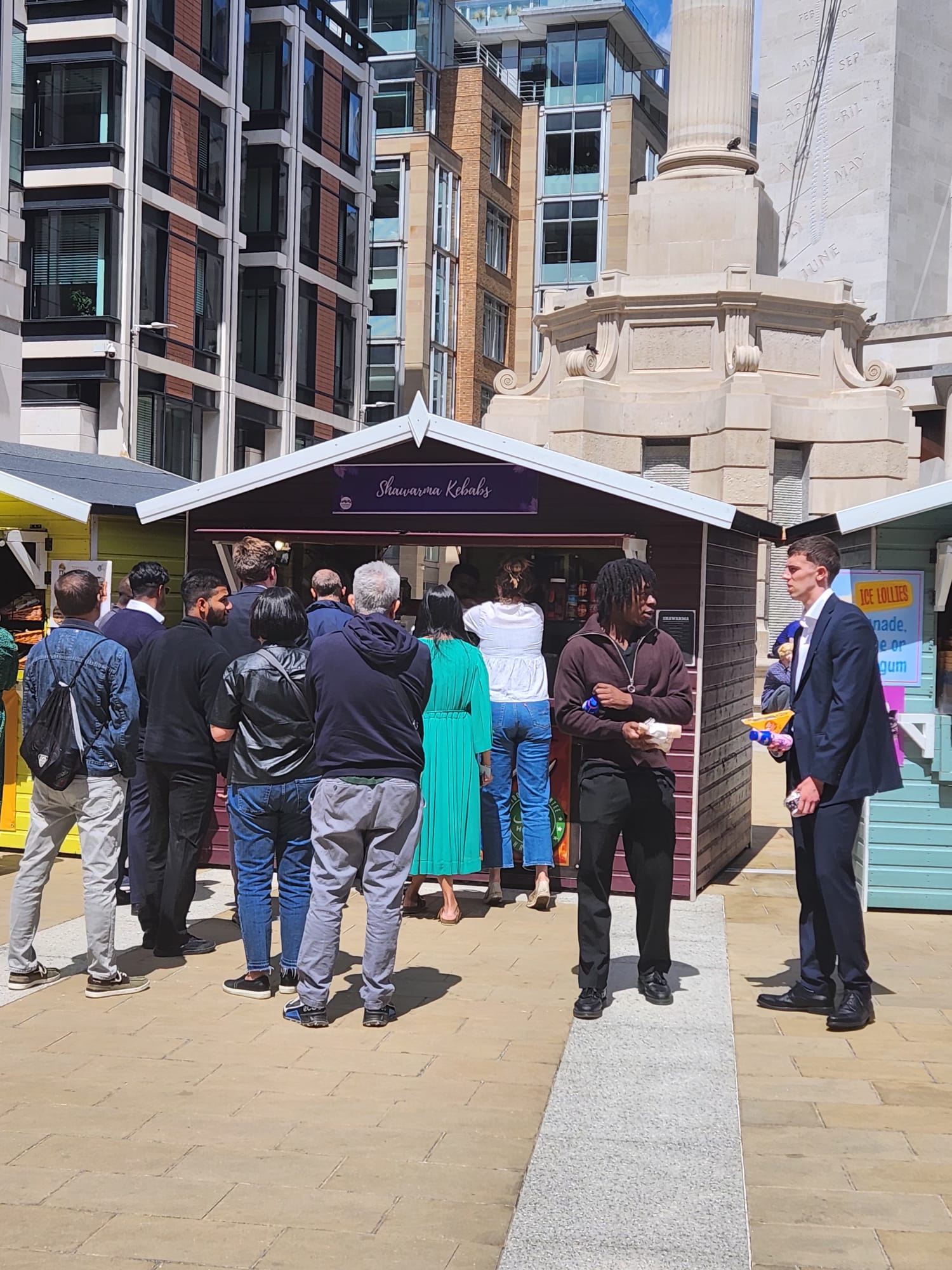 Flame-grilled Kebab stand